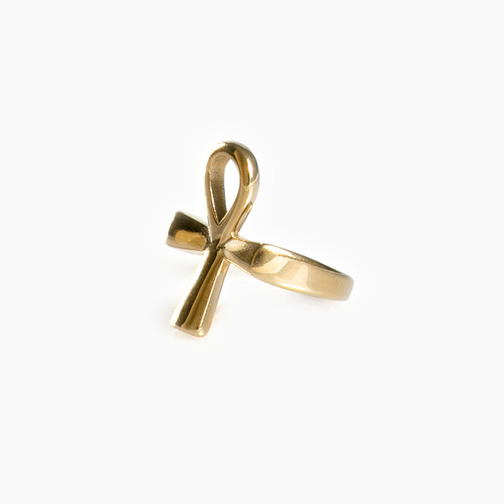 Ankh Ring Gold