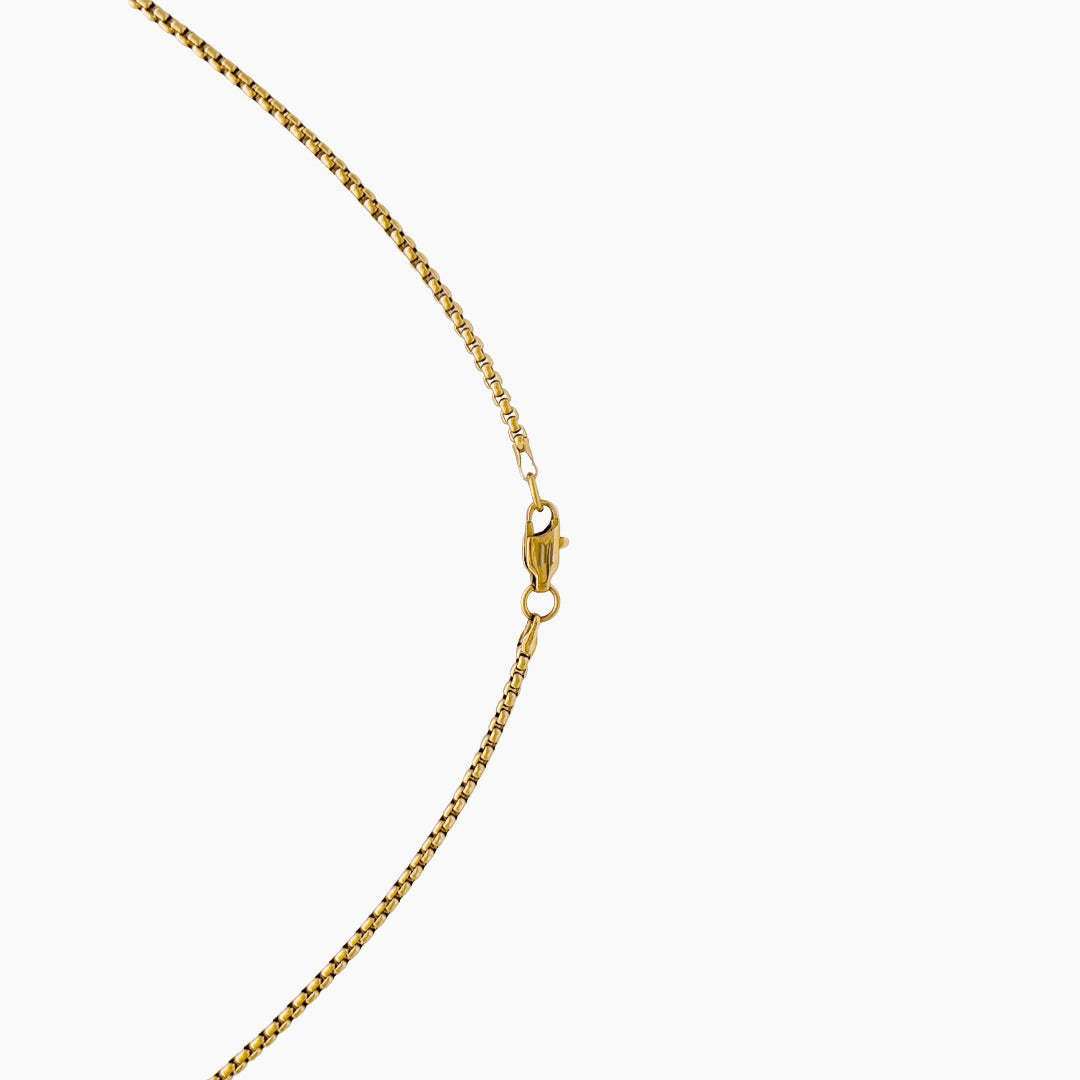 African Jade Pendant Gold