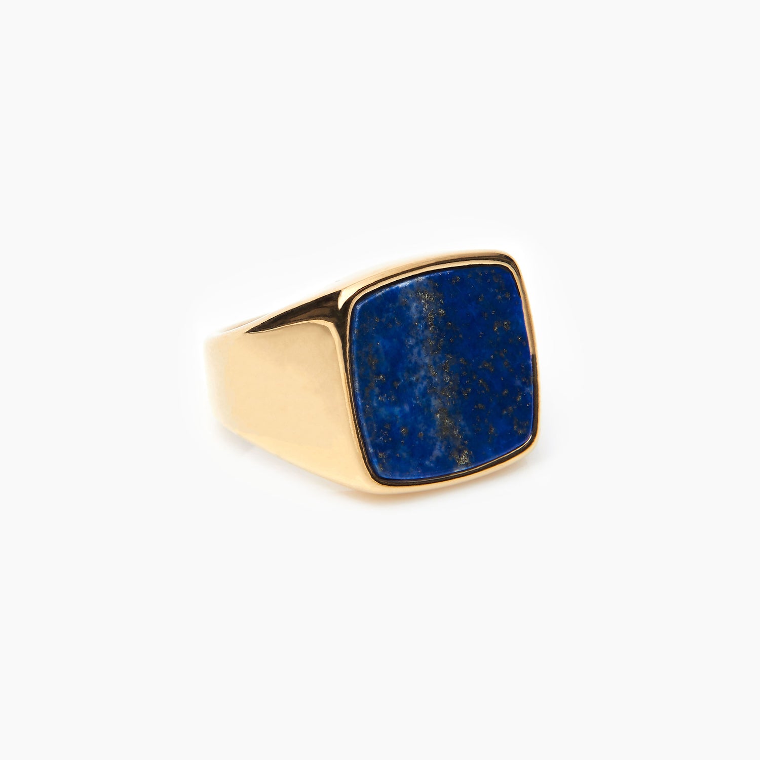 Gouden Zegelring met Lapis Lazuli