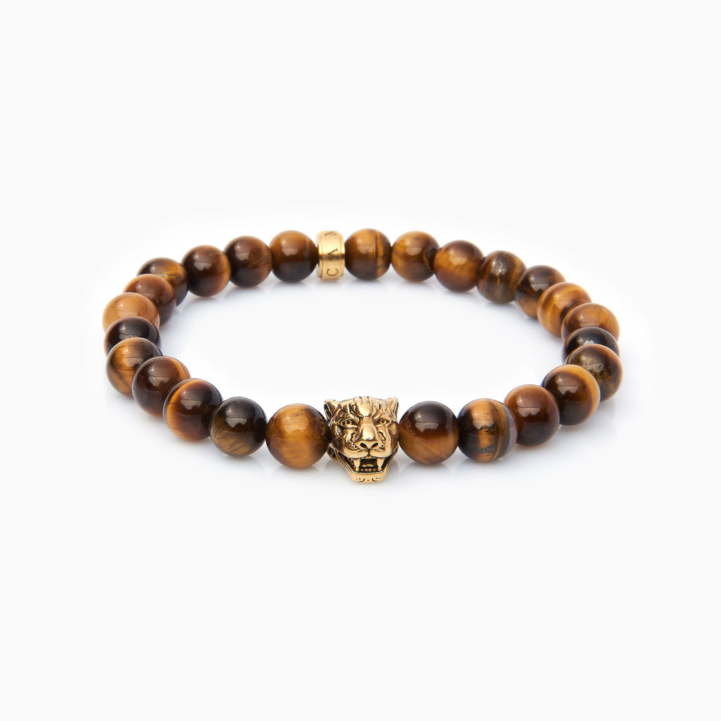 Tiger Eye Bracelet Gold