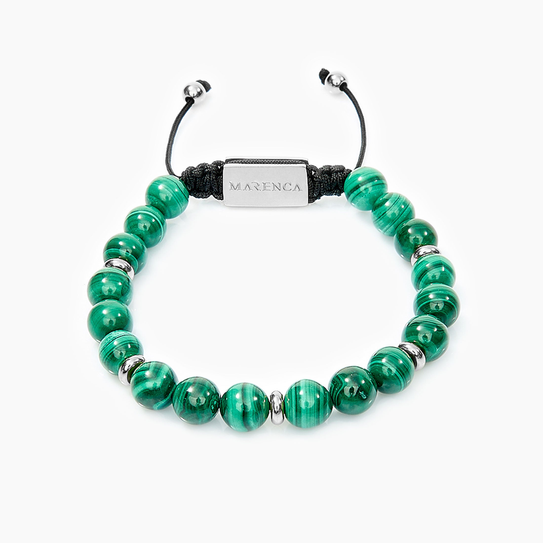 Malachite Bracelet Silver