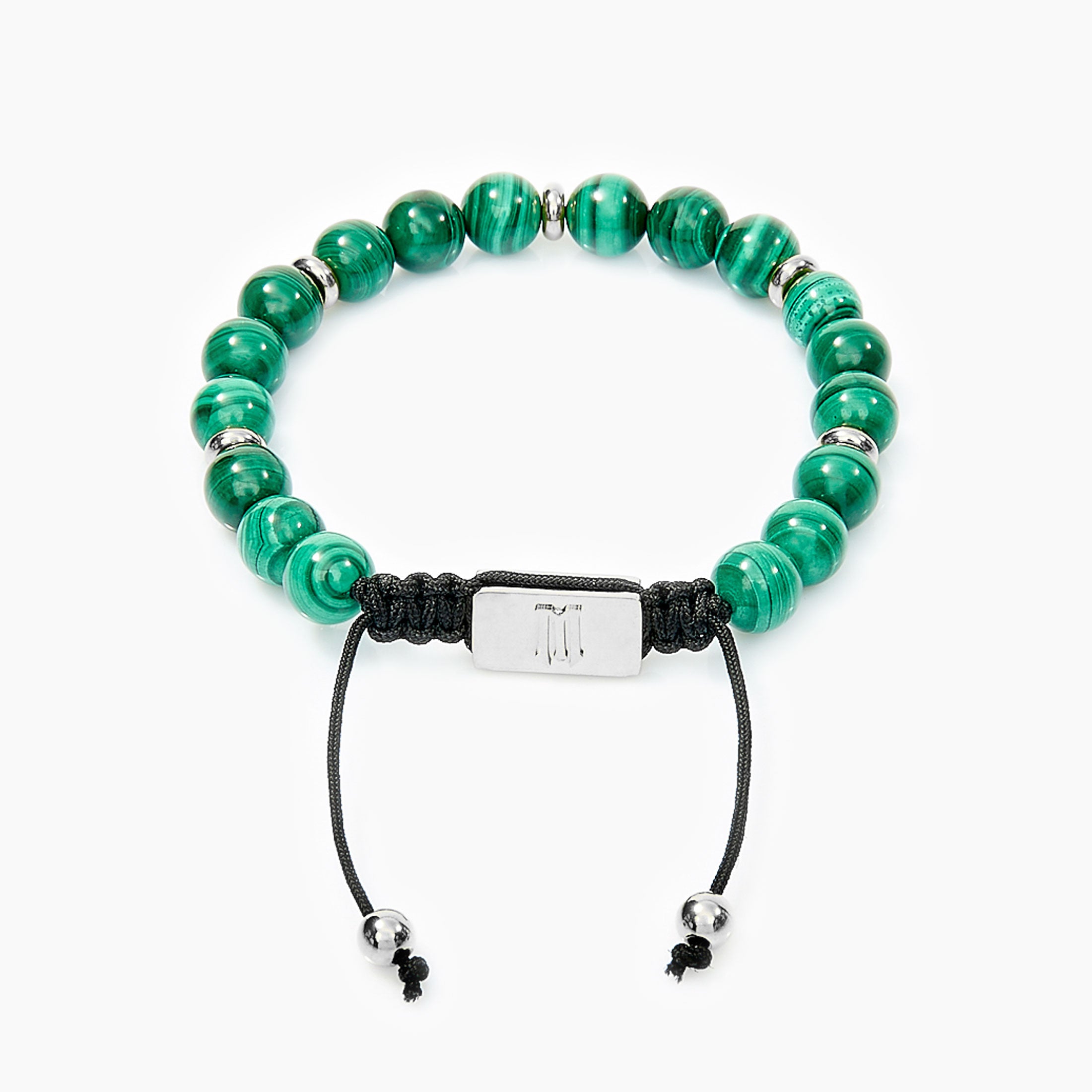 Malachite Bracelet Silver