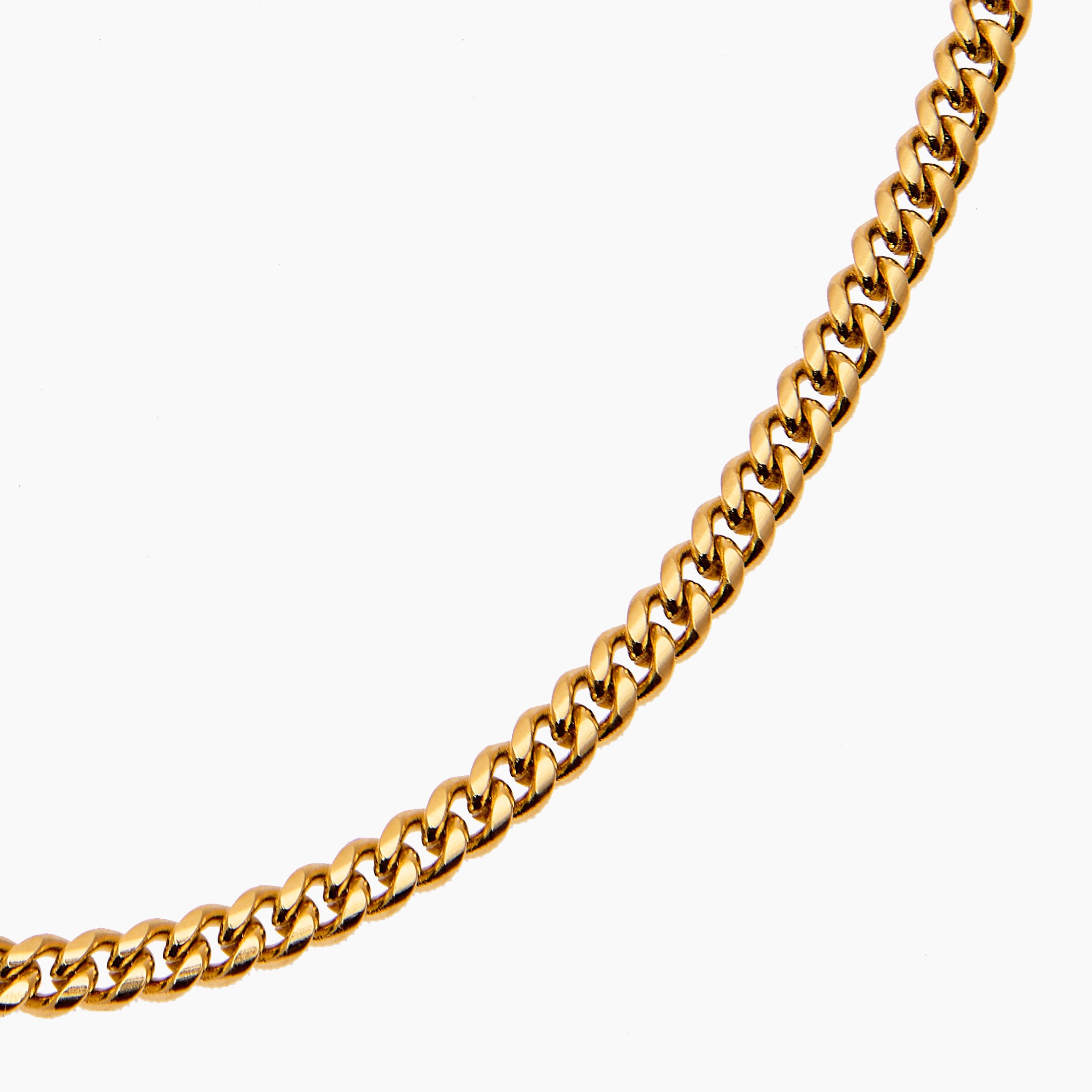 Cuban Bracelet Gold - 4 mm